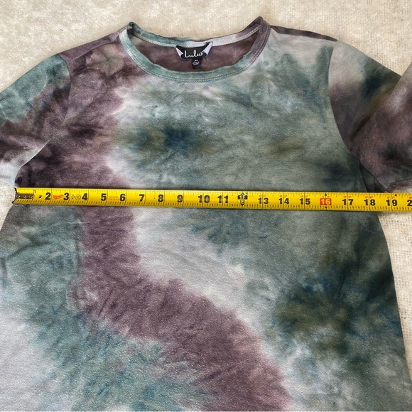 Lulus Tie Dye T-Shirt Boho Grunge Hippie Womens Size M - Picture 4 of 7
